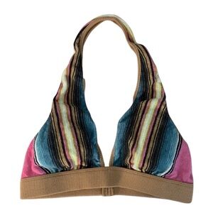 UO OUT FROM UNDER serape print halter top NWOT